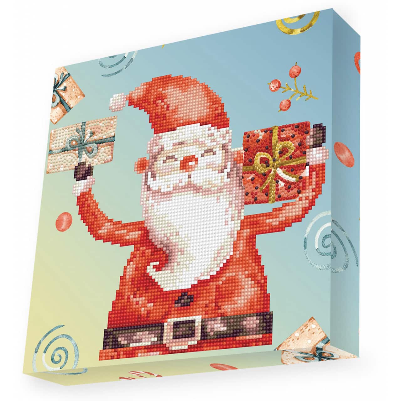 Diamond Dotz® Santa Cheer Diamond Box Painting Kit